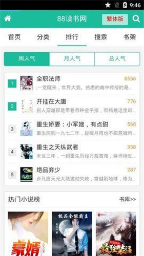 八八讀書(shū)網(wǎng)手機(jī)版截圖(2)