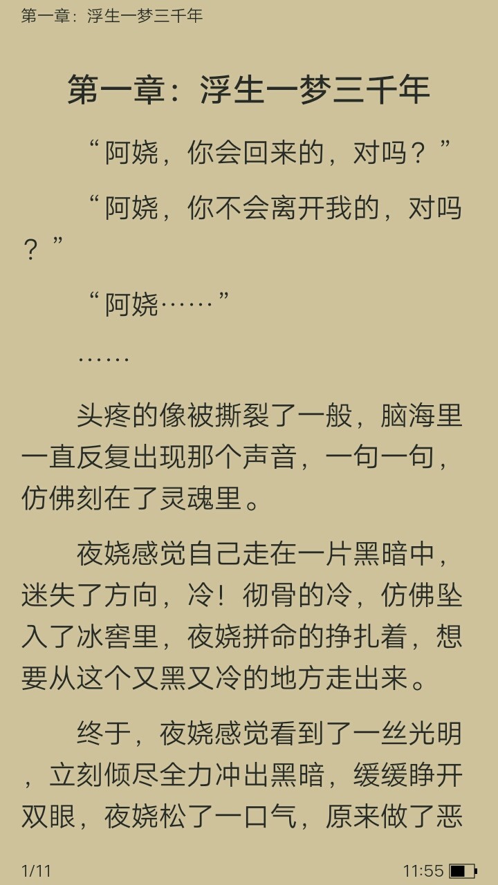 掌上小說閱讀器截圖(1)