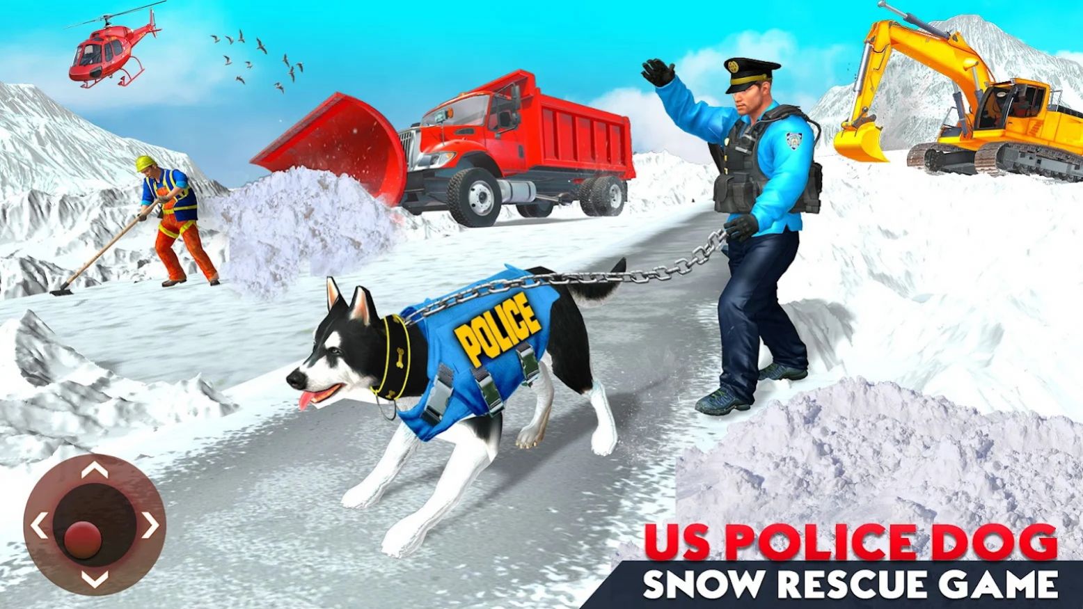 美國警犬雪地救援截圖(3)