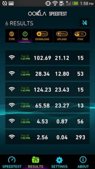 Speedtest.net截圖(2)