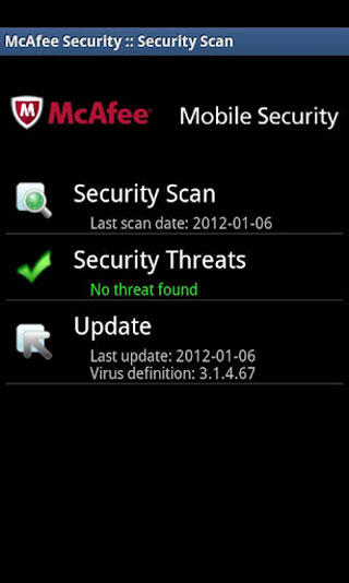 McAfee Security截圖(5)