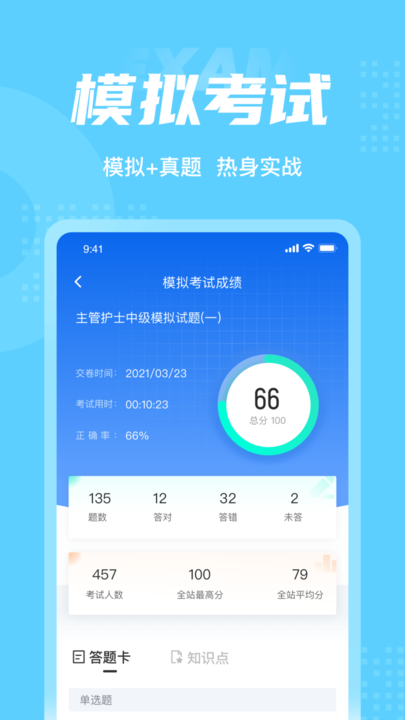 主管護(hù)士中級(jí)考試聚題庫(kù)截圖(2)