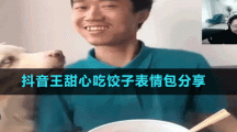 抖音王甜心吃餃子表情包分享