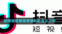 別跟姐姐假惺惺梗出處含義介紹