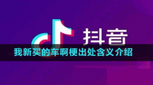 我新買的車啊梗出處含義介紹