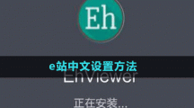 e站中文設(shè)置方法