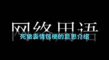 死豬驚掉下巴表情包梗的意思介紹