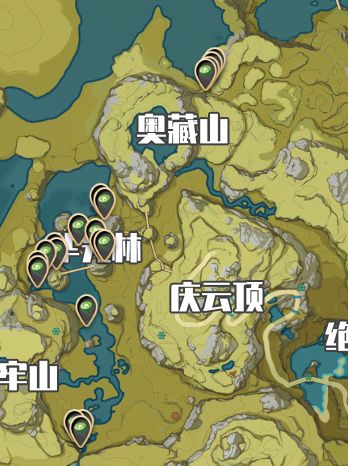 《原神》2022蓮蓬地圖采集點分享