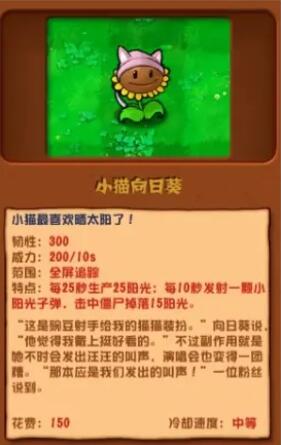 《植物大戰(zhàn)僵尸雜交版》植物圖鑒一覽